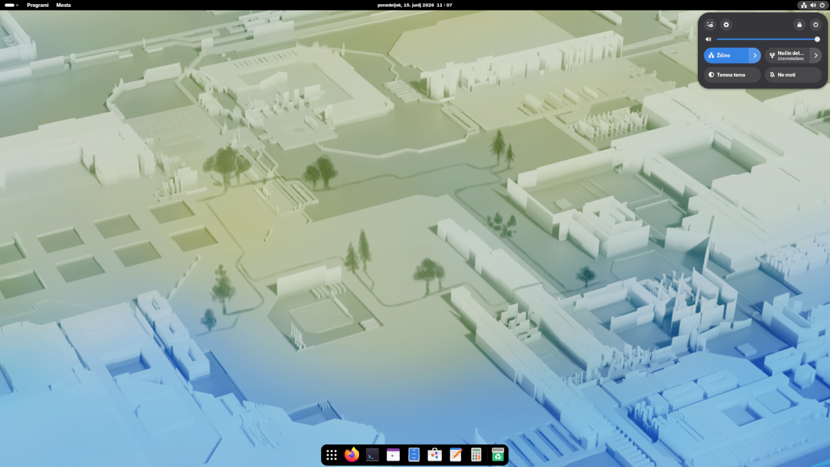 GNOME desktop environment on Linux