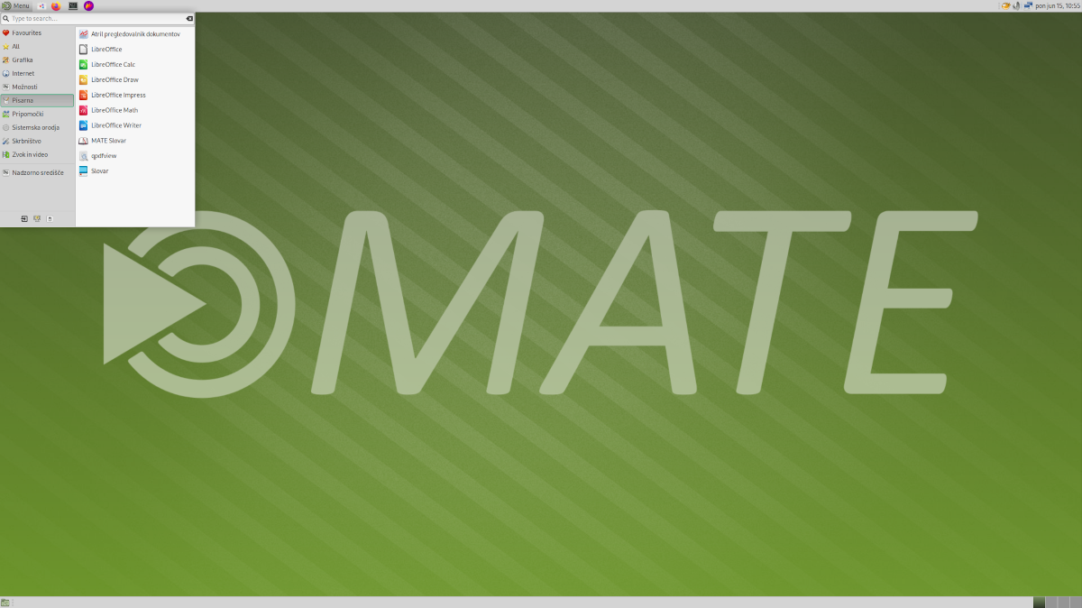MATE desktop environment on Linux
