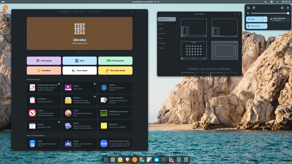 Applications and appearance customisation in Zorin OS